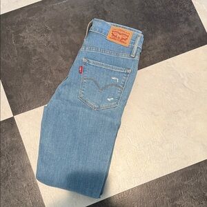 Levi's Light Blue Straight-Leg Denim Jeans